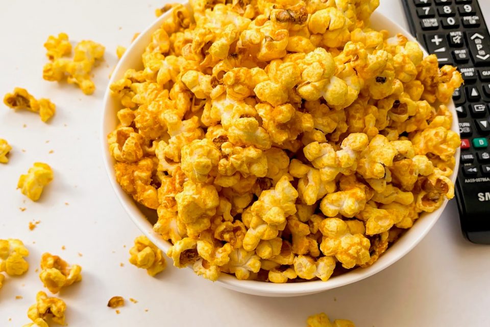 Easy Homemade Cheddar Cheese Popcorn with Sherry Sherry Journey