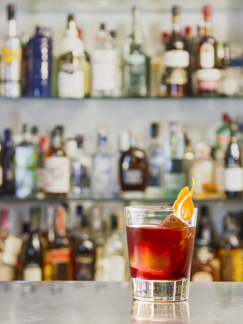 East india negroni with Sherry and rum variation cocktail. How to make this sherry with rum cocktail