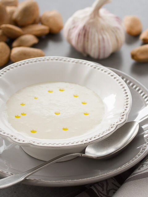 Spanish cold almond soup recipe ingredients list