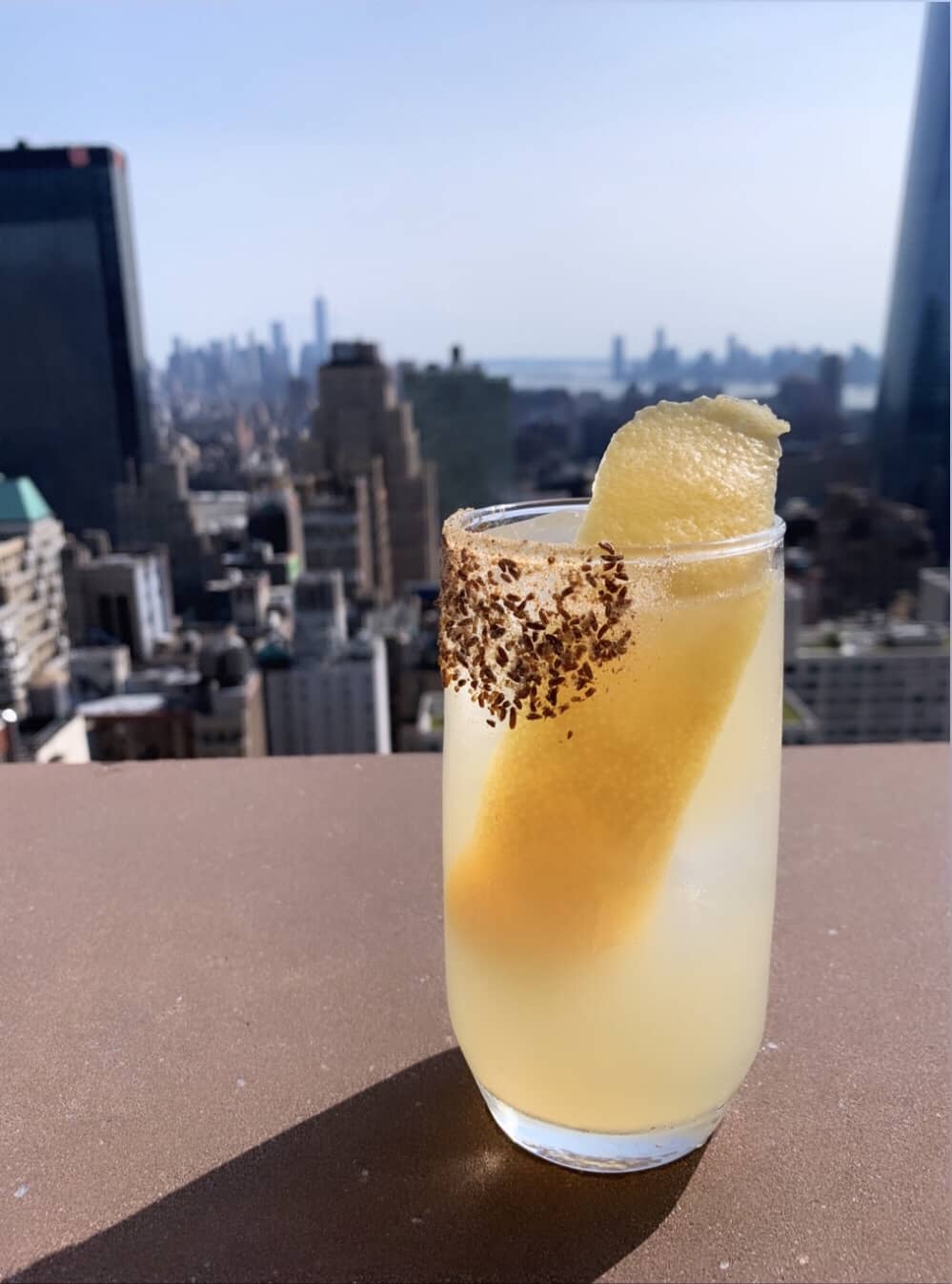 “3rd Date” Marcona Almond Orgeat cocktail with Tequila and Sherry